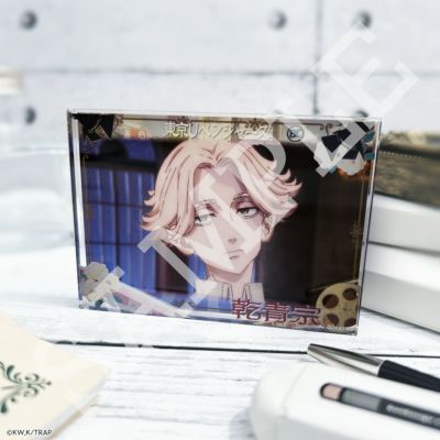 東京リベンジャーズ×文房具カフェ レトロシアターモチーフ アクリルブロック 乾 青宗