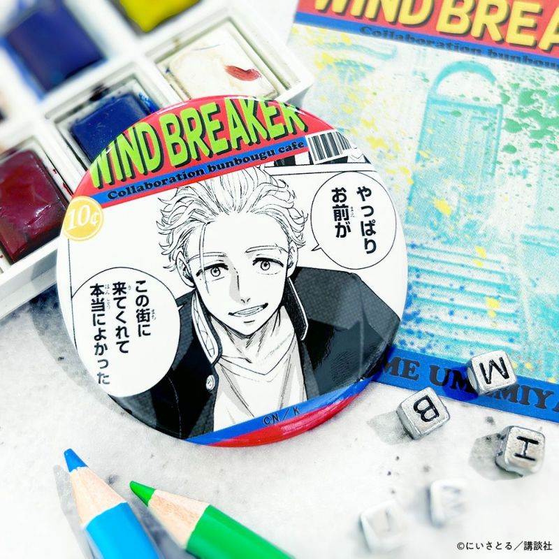 WIND BREAKER ウィンブレ コミケ 梅宮 缶バッジ