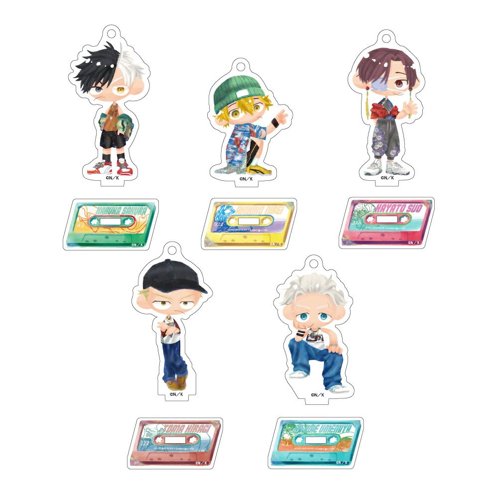 WIND BREAKER 文カフェ絵チュード アクリルキーホルダー ランダム販売 