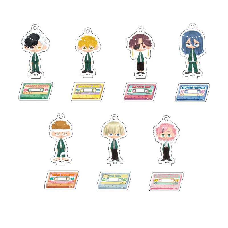 WIND BREAKER 文房具カフェ 絵チュード アクキー描き下ろし WIND BREAKER 文房具カフェ 絵チュード アクキー描き下ろし