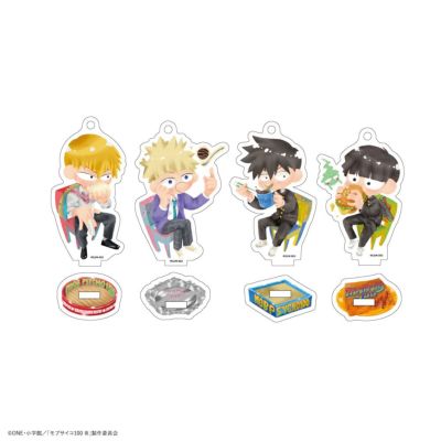 モブサイコ100×文房具カフェ 文カフェ絵チュード アクリルスタンドキーホルダー