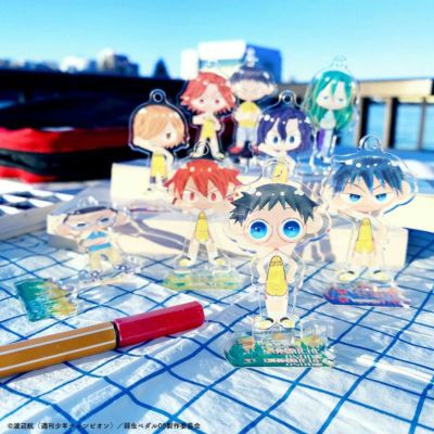 【30%OFF】TOHO animation×文房具カフェ　弱虫ペダル　アクリルキーホルダー ランダム販売　グループ総北
