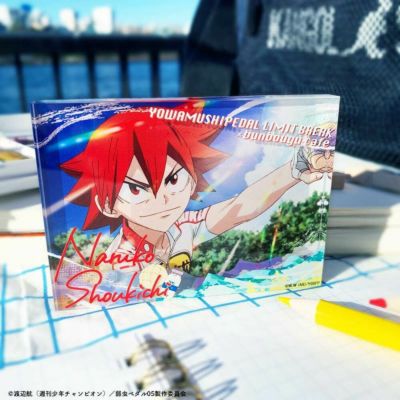 【30%OFF】TOHO animation×文房具カフェ　弱虫ペダル　アクリルブロック　鳴子章吉