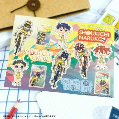 【30%OFF】TOHO animation×文房具カフェ　弱虫ペダル　シールセット1