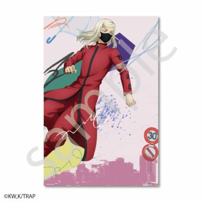 東京リベンジャーズ×文房具カフェ 春一番モチーフ ポストカード 三途 春千夜