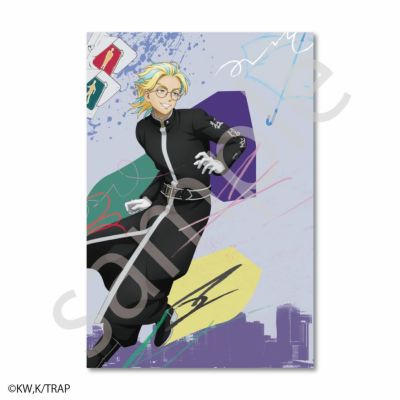 東京リベンジャーズ×文房具カフェ 春一番モチーフ ポストカード 灰谷 竜胆