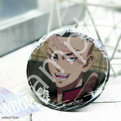 東京リベンジャーズ×文房具カフェ 春時雨モチーフ 缶バッジ 鶴蝶