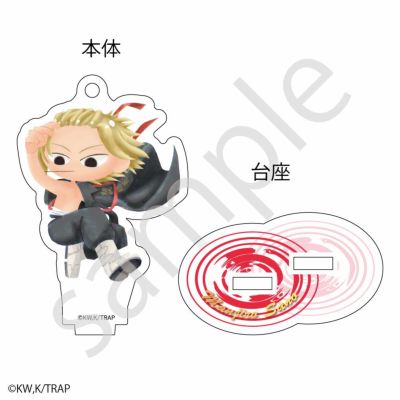 東京リベンジャーズ×文房具カフェ 文カフェ絵チュード アクリルキーホルダー 描き下ろしver. 佐野 万次郎