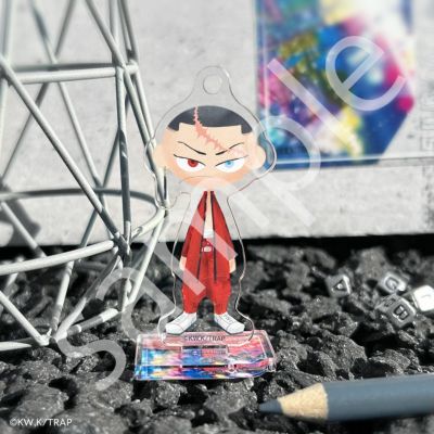 東京リベンジャーズ×文房具カフェ 文カフェ絵チュード アクリルキーホルダー 　グループ伍 鶴蝶