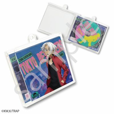 東京リベンジャーズ×文房具カフェ 春時雨モチーフ CD型キーホルダー 黒川 イザナ