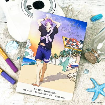 ブルーロック×文房具カフェ シーサイドモチーフ ポストカード 御影 玲王