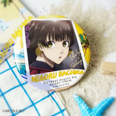 ブルーロック×文房具カフェ シーサイドフライヤーモチーフ 缶バッジ 蜂楽 廻