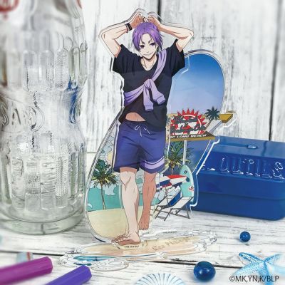ブルーロック×文房具カフェ シーサイドモチーフ ジオラマアクリルスタンド 御影 玲王