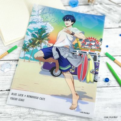 ブルーロック×文房具カフェ シーサイドモチーフ クリアファイル 潔 世一