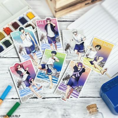 ブルーロック×文房具カフェ シーサイドモチーフ 大判ステッカー ランダム販売