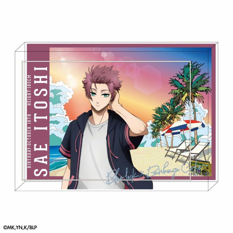 ブルーロック プリンセスカフェ アクリルブロック 糸師冴 Amazon.co.jp: ブルーロック アクリルブロック 糸師冴