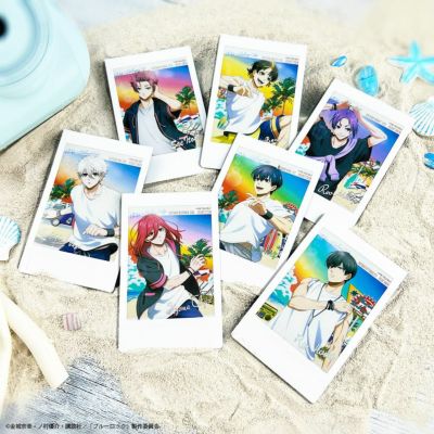ブルーロック×文房具カフェ シーサイドモチーフ インスタントフォトフィルム ランダム販売