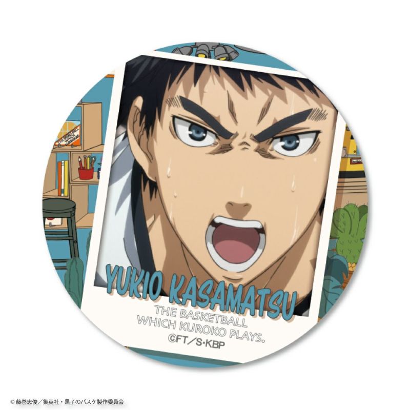 黒子のバスケ 原画展 缶バッジ 笠松幸男