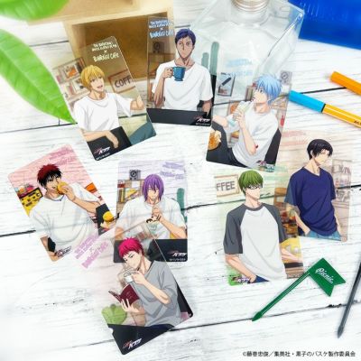 黒子のバスケ×文房具カフェ カフェインテリアモチーフ ミニクリアシート ランダム販売