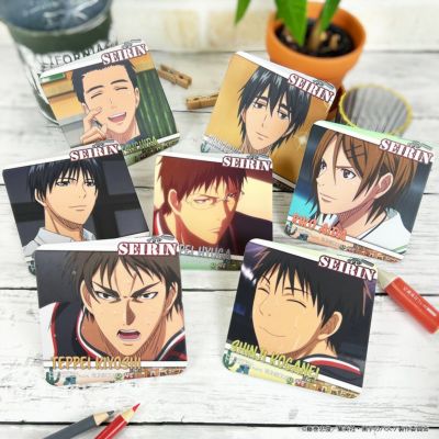 黒子のバスケ×文房具カフェ カフェインテリアモチーフ コースターランダム販売 　誠凛グループ2