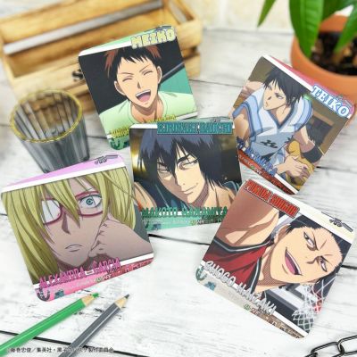 黒子のバスケ×文房具カフェ カフェインテリアモチーフ コースターランダム販売　霧崎第一・福田総合学園・明洸中・帝光中・師匠
