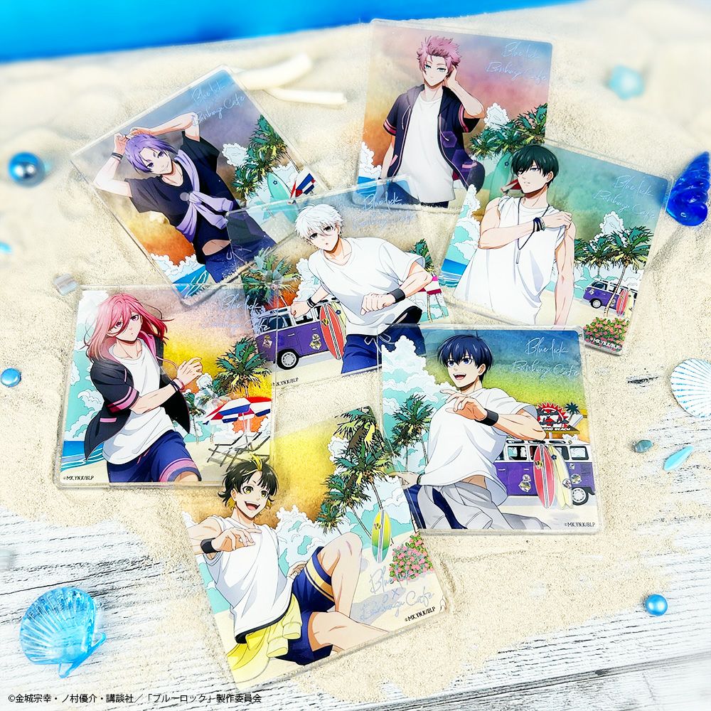ブルーロック 文房具カフェ シーサイドモチーフ 来場特典チケット