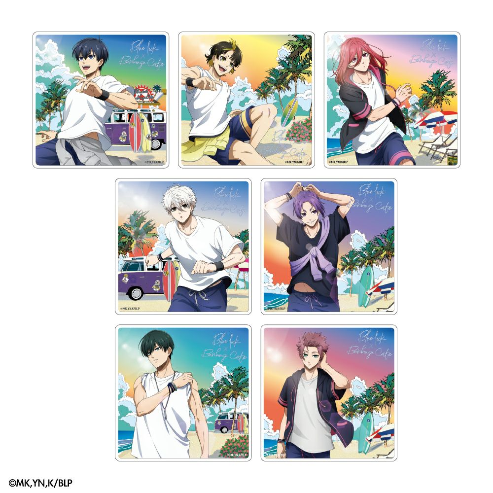 ブルーロック 文房具カフェ シーサイドモチーフ 来場特典チケット