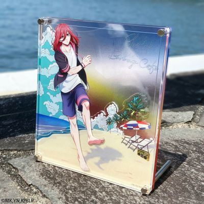 ブルーロック×文房具カフェ シーサイドモチーフ アクリルフレーム 千切 豹馬