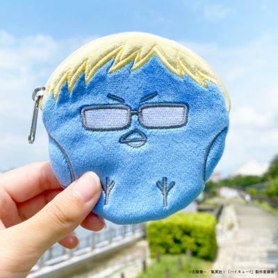 ハイキュー!!×文房具カフェ カラービーチモチーフ ミニポーチ ツキガラス