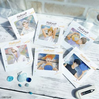 ハイキュー!!×文房具カフェ カラービーチモチーフ スライドメモリー ランダム販売