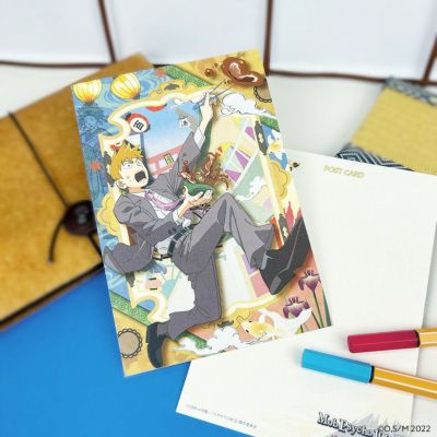 モブサイコ100 III×文房具カフェ  ポストカード 霊幻新隆