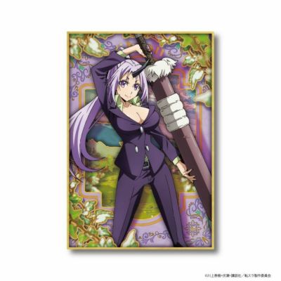 【30%OFF】転生したらスライムだった件×文房具カフェ  メタリックポストカード シオン