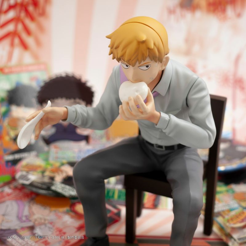 モブサイコ100 III×文房具カフェ 2022 フィギュア 霊幻新隆 | 文房具