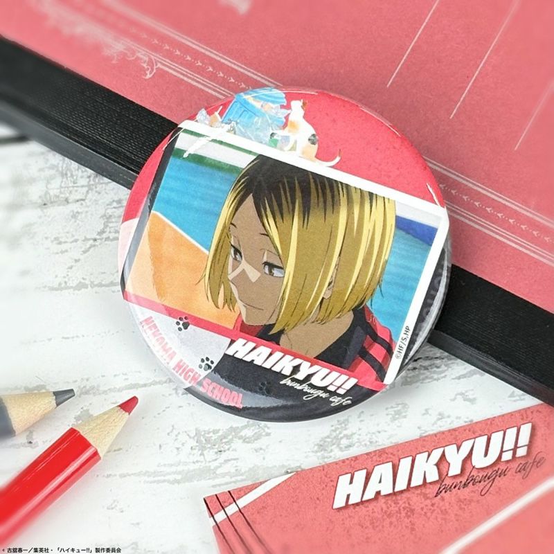 ハイキュー カプコンカフェ 缶バッジ カプコンカフェ×TVアニメ『ハイキュー!!』コラボのグッズ一斉