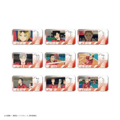 ハイキュー!!・文房具カフェ Excellent sceneチケット風カード ランダム販売 グループ音駒