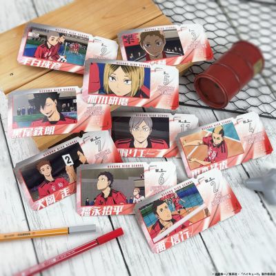 ハイキュー!!・文房具カフェ Excellent sceneチケット風カード ランダム販売 グループ音駒