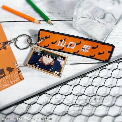 ハイキュー!!・文房具カフェ Excellent scene場面写付きタグキーホルダー 山口 忠