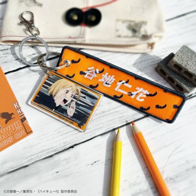 ハイキュー!!・文房具カフェ  Excellent scene場面写付きタグキーホルダー 谷地仁花