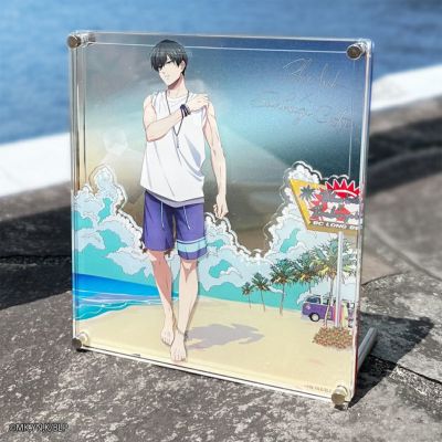 ブルーロック×文房具カフェ エゴマガジンモチーフ アクリルブロック 糸